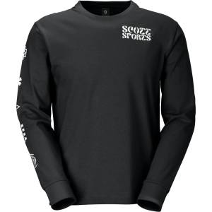 SCOTT Мъжка блуза с дълъг ръкав Scott Tee Graphic L/S Longsleeve - Black - размер M (216-8213-0113)