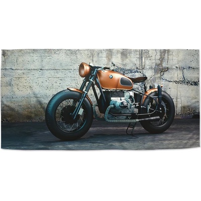 Sablio Ručník s potiskem Motorka 50 x 100 cm