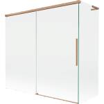 Mexen Rox L двукрилен плъзгащ се преграда за вана 170 + 80 x 150 cm, прозрачен, (8C9L-170-080-65-00)
