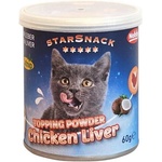 Nobby StarSnack Chicken Liver CATNIP - Топинг пудра за КОТКА, пилешки дробчета и котешка трева - 60 гр, Германия 50970
