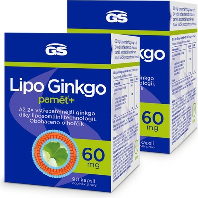GS Ginkgo 60 mg s hořčíkem 60 tablet