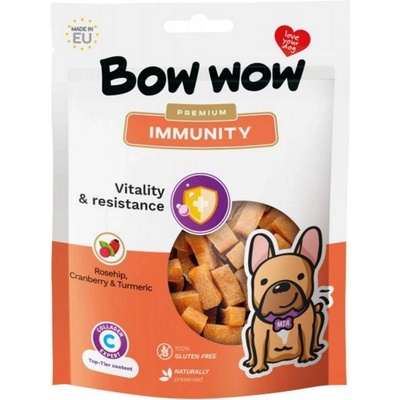 Mira Mar Bow Wow Premium Immunity funkční pamlsek na podporu imunity 60 g