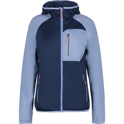 Icepeak Women's Banks Hooded Full-Zip Fleece Fabric - Dark Blue