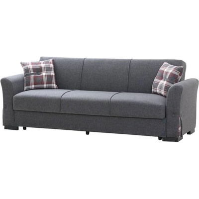 Bogdan Furniture Europe Диван Мебели Богдан модел Felipe-Е20, тройка, тъмно сив