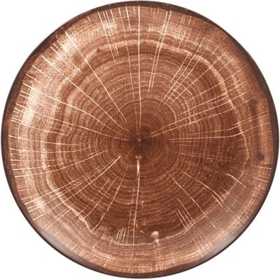 RAK Porcelain Woodart talíř mělký tmavěhnědý, pr. 29 cm