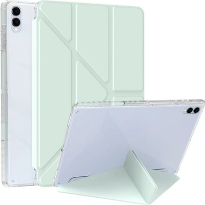 Vsetkonamobil 128739 CRYSTAL Zaklápací obal pre Samsung Galaxy Tab S11 Ultra svetlozelený