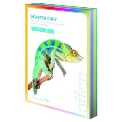 Kancelářský papír colour Master A4, 80g světlá duha mix 5 barev - 500 listů