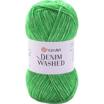 YARNART Denim Washed 909 Dark Green Плетива прежда (Denim Washed 909)