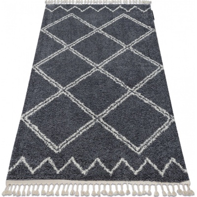 Dywany Lusczow Shaggy Berber ASILA sivý