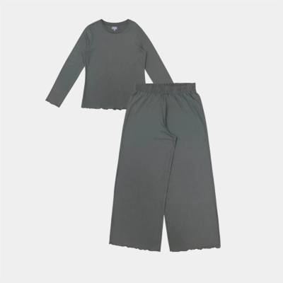 Linea Пижама Linea Women's Star Cotton Long Sleeve Pyjama Sets - Green