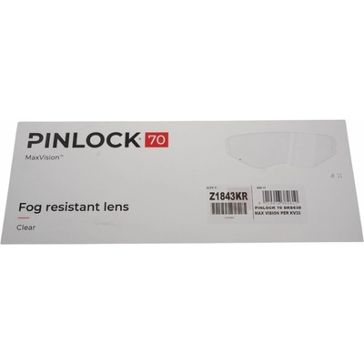 KAPPA vnitřní plexi (vložka) PIN LOCK ANTIFOG pro přilby KV33, KV51 a KV52 (PINLOCK 70 DKS630)