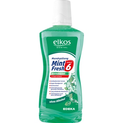 Elkos Mint Fresh ústní voda pro péči o dásně 500 ml
