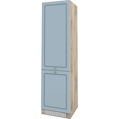 ИРИМ Колонен кухненски шкаф за вграден хладилник Сити АРФ-Деним мат-06-50 60 см