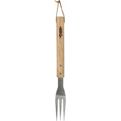 BBQ vidlička grilovací 46x7cm dřevěná rukojeť 385346