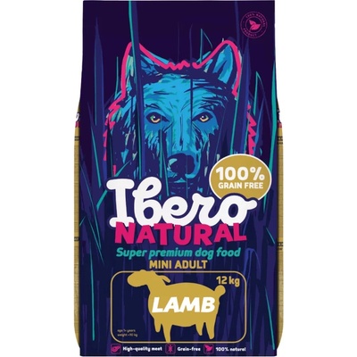 Ibero Natural Grai Free Dog Mini Adult Lamb 2 x 12 kg
