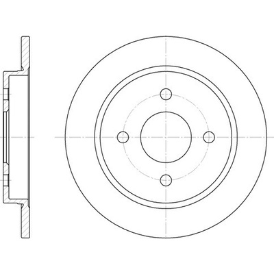 Brzdový kotúč REMSA 6155.00