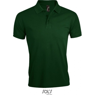 Sol´s Collection polokošile Prime Men krátký rukáv pánská Cot-25057154001 zelené lahvově