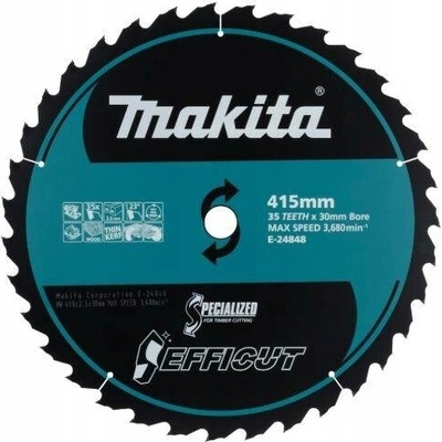 Kotouč na DŘEVO pro akumulátorové pily 415x30mm 35 zubů EFFICUT Makita