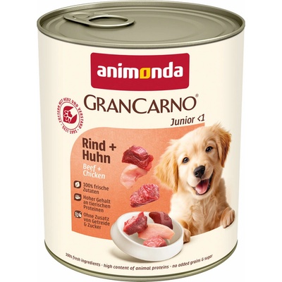 Animonda GranCarno Junior hovädzie a kuracie 6 x 800 g