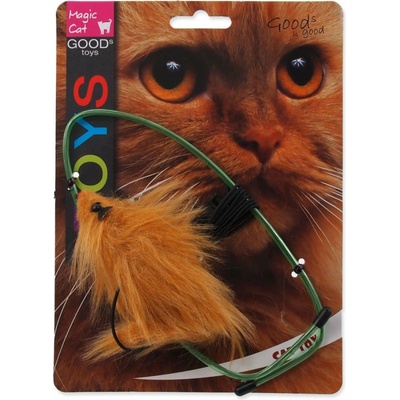 Magic Cat Hračka Myška závěsná na dveře plyš 9 cm