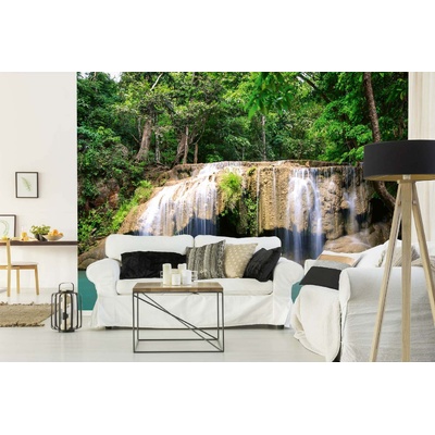 DIMEX ART Самозалепваща се флизелинова фототапета водопад в национален парк ераван 375 x 250 см