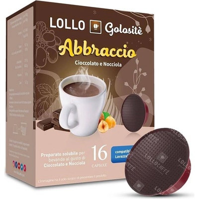 16 бр. капсули шоколад с лешник LOLLO CAFFE съвместими с кафемашини Lavazza A Modo Mio®