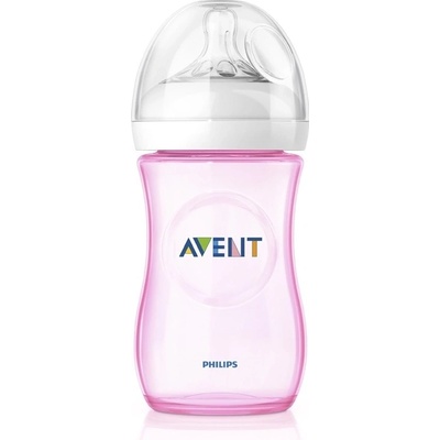 Philips Avent láhev Natural PP růžová 260ml