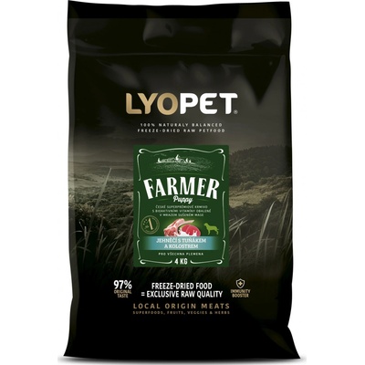 Lyopet Farmer Puppy Jehněčí s tuňákem a kolostrem 1,5 kg