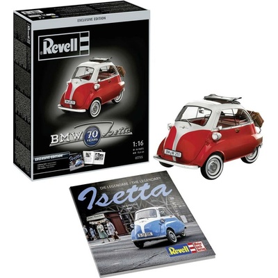 REVELL Plastic ModelKit auto 07735 BMW Isetta 250 70th Anniversary Exclusive Edition 1:16