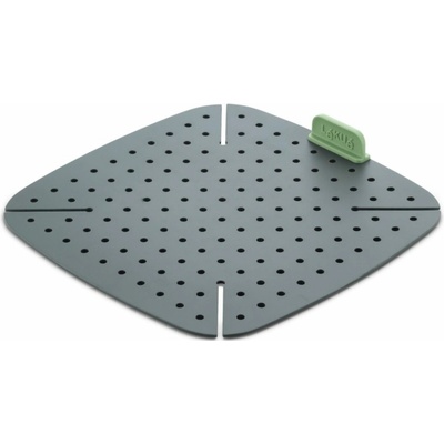 Podložka do horkovzdušné fritézy 22 x 22 cm, šedá, silikon, Lékué – Zboží Dáma