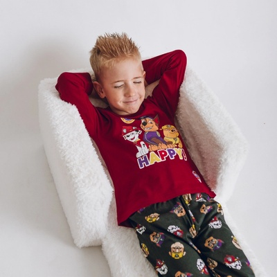 Detské pyžamo Paw Patrol Happy červené