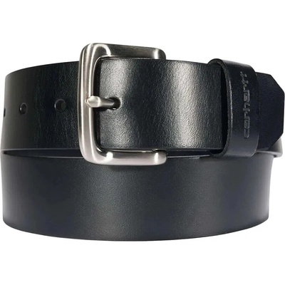 Carhartt kožený pásek Leather classic buckle belt black