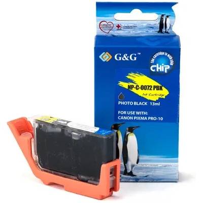 Compatible ГЛАВА ЗА CANON PIXMA PRO-10 (PRO10) - Photo Black - ink cartridge - PGI-72PBK (PGI72PBK) - 6403B001 - PN NP-C-0072PBK/C(PG) - G&G (200CANPGI 72PBK)