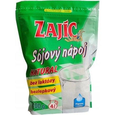 Zajíc Sójový nápoj Natural sáček 400 g
