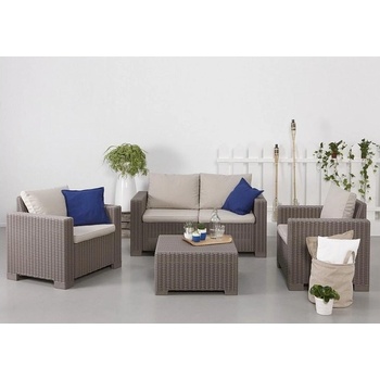 Allibert CALIFORNIA 3 SEATERS hnedá