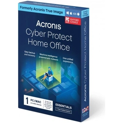 Acronis Cyber Protect Home Office Essentials, předplatné na 1 rok, 1PC