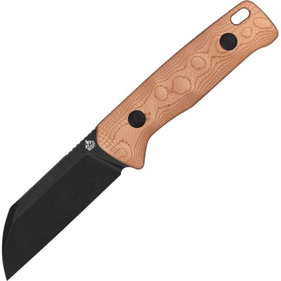QSP Knife Baby Penguin 14C28N, black stonewash, G10 + copper foil QS130BP-C2