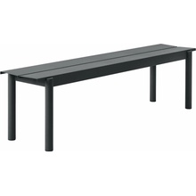 Muuto Lavica Linear Steel Bench 170 cm, black