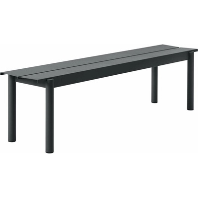 Muuto Lavica Linear Steel Bench 170 cm, black