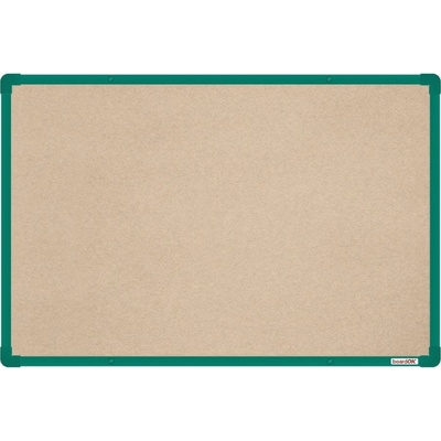 VMS Vision boardOK Textilní nástěnka se zeleným rámem 120 x 90 cm