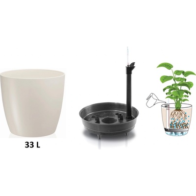 ALFIstyle Samozavlažovací hrantík 39cm, krémový