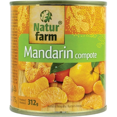 Natur Farm Mandarínkový kompót 312 g
