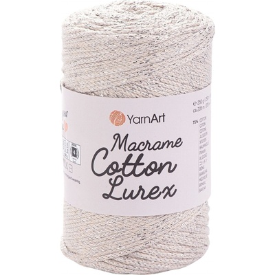 YARNART Macrame Cotton Lurex 2 mm 205 m 725 юта (Macrame Cotton Lurex 725)