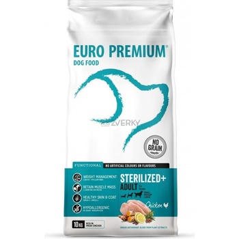 Euro-Premium All Breed Adult STERILIZED 10 kg