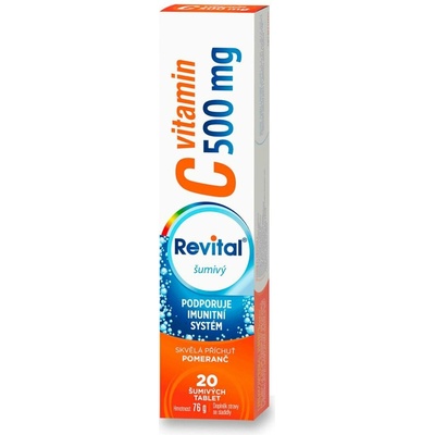 Revital Cé vitamin 500 mg 20 šumivých tablet