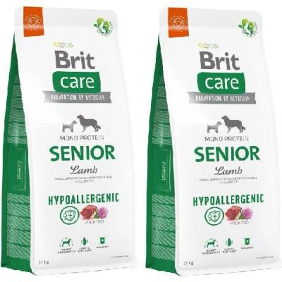 Brit CARE Хипоалергенна храна за възрастни кучета с агнешко месо 2x12кг
