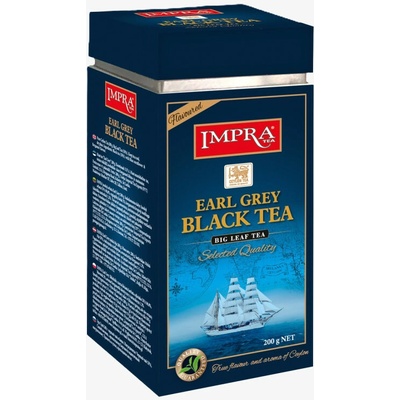 Impra Tea Earl Grey Black Tea Big Leaf – sypaný černý čaj 200 g