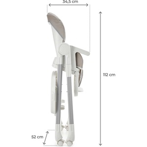 KinderKraft TULO столче за хранене BEIGE (KHTULO00BEG0000) - xmall