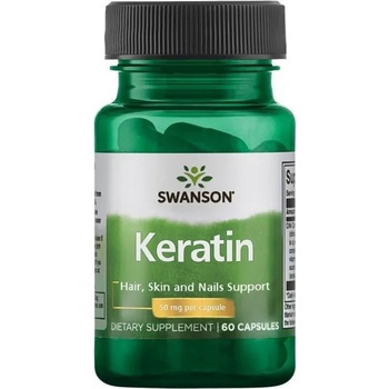 Image 1 of Swanson Keratin, 50 mg, 60 капсули, Swanson (SW1527)