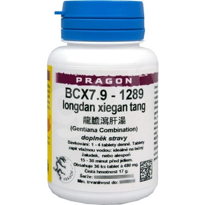 BCX7.9 - longdan xiegan tang 36 tablet Pragon